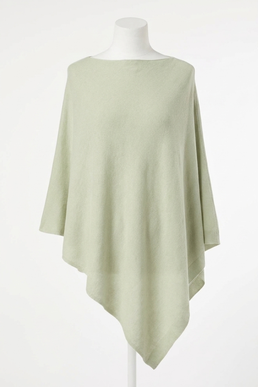 NEW COCO + CARMEN lightweight versatile poncho in butterfly green